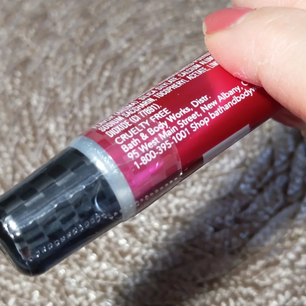 Twisted peppermint bath and body works lip gloss